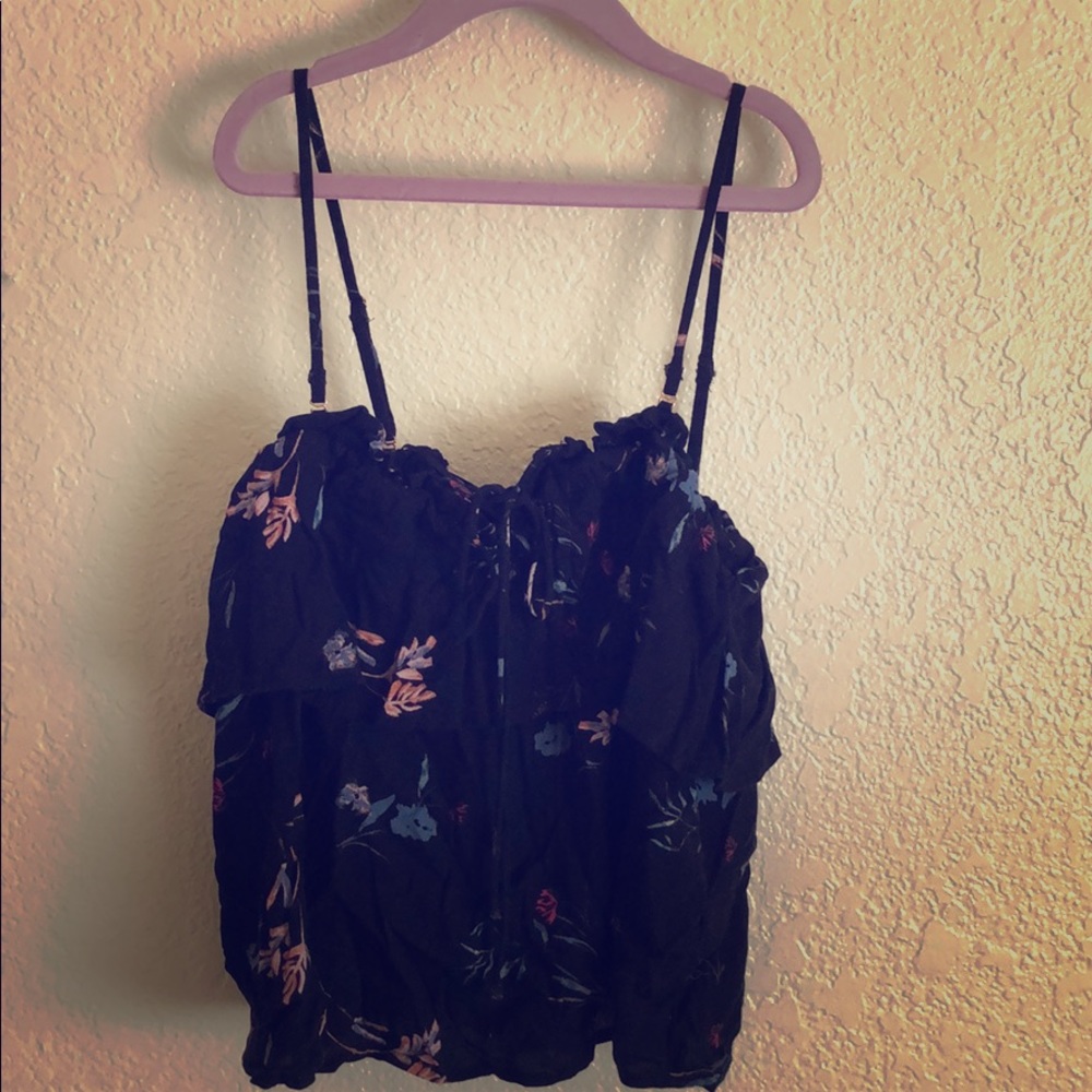 Flowery crop top